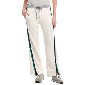 NEW Sundry Women's Teammate Lounge Pants - Size S Cream w/Blue & Green Stripes